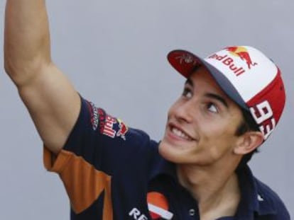 Marc M&aacute;rquez, en el Gran Premio de Argentina.