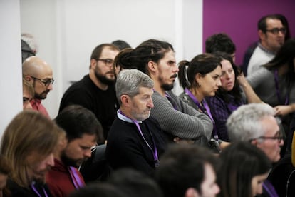 Fotografía facilitada por Podemos de la reunión del Consejo Ciudadano Estatal del partido.