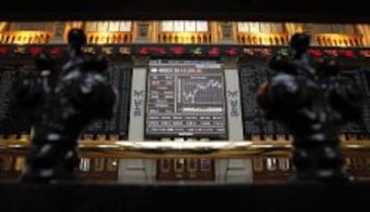 El principal indicador de la Bolsa española, el IBEX 35. EFE/Archivo