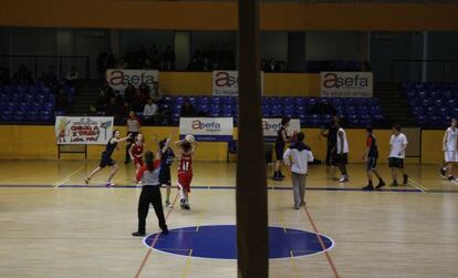 Estudiantes del Ramiro Maeztu, en un entrenamiento.