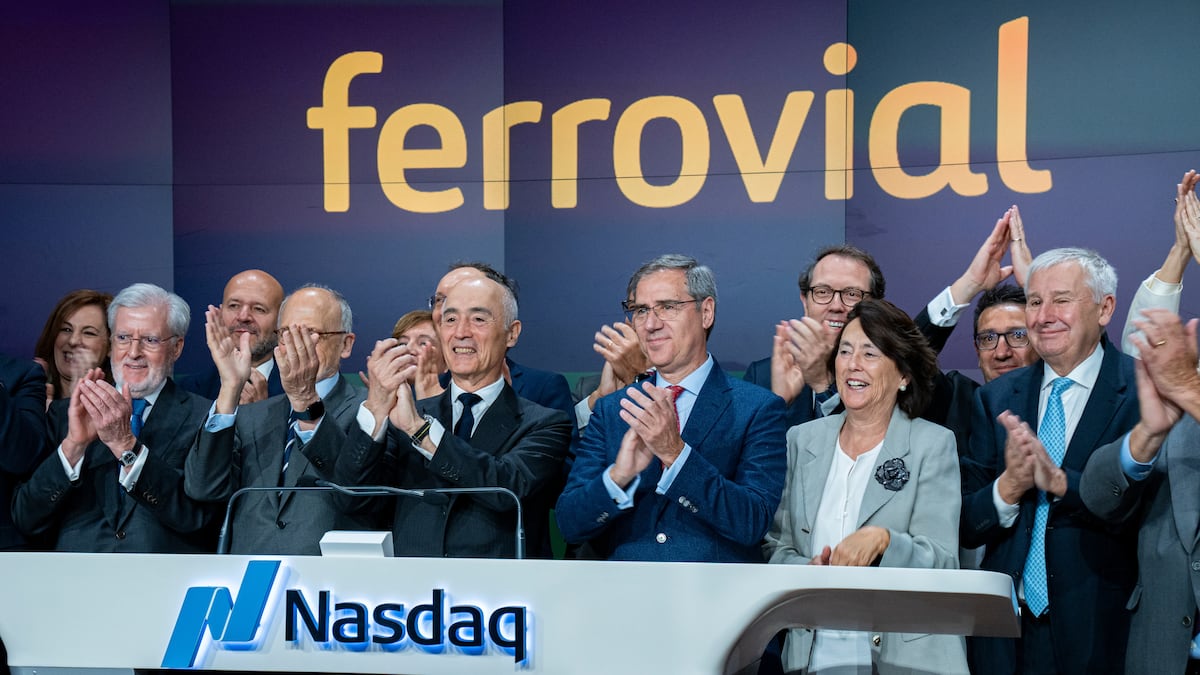 Ferrovial logra su objetivo y desembarca en el índice Nasdaq 100