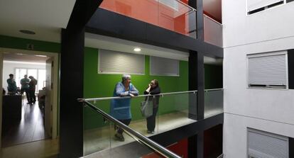 Edifici de la Sareb ocupat per la PAH a Sabadell.