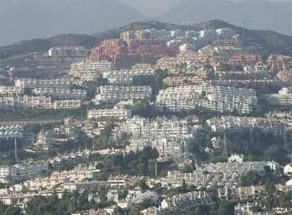 Una vista de la localidad malagueña de Mijas, que ha aumentado en 16.400 habitantes su población.