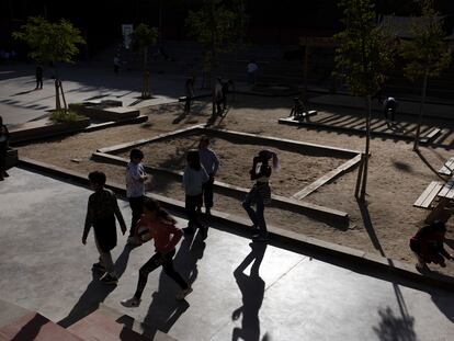 Un colegio público en Barcelona.