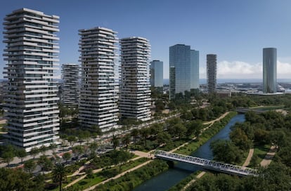 Figuración del futuro PAI del Grao de Valencia, presentado esta semana por el Ayuntamiento y los promotores.