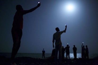 La fotografía del estadounidense John Stanmeyer, ganadora del World Press Photo.