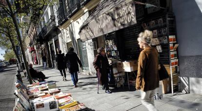 Librería El Galeón, en el número 7 de la calle Sagasta.