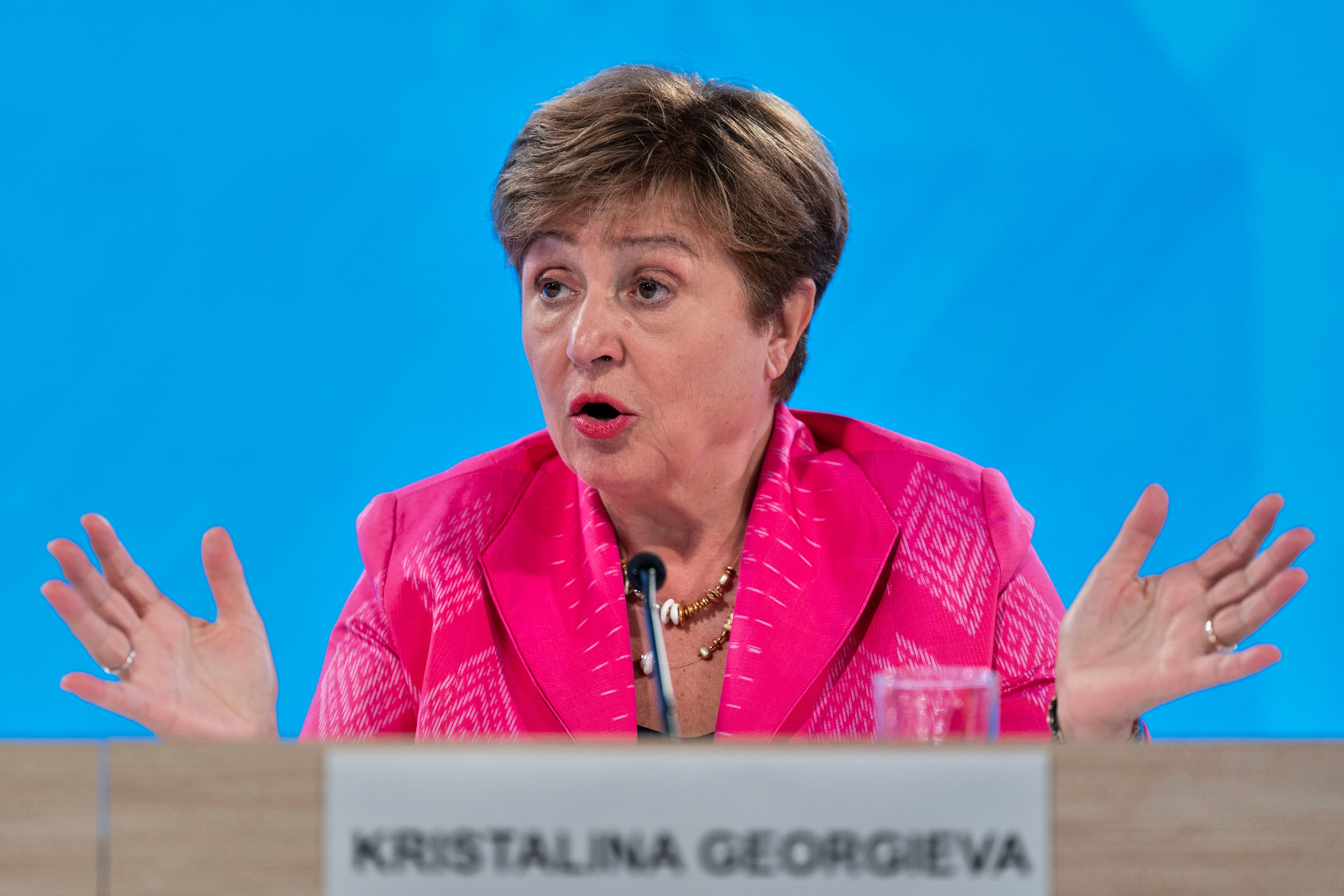 Kristalina Georgieva, directora gerente del Fondo Monetario Internacional.
