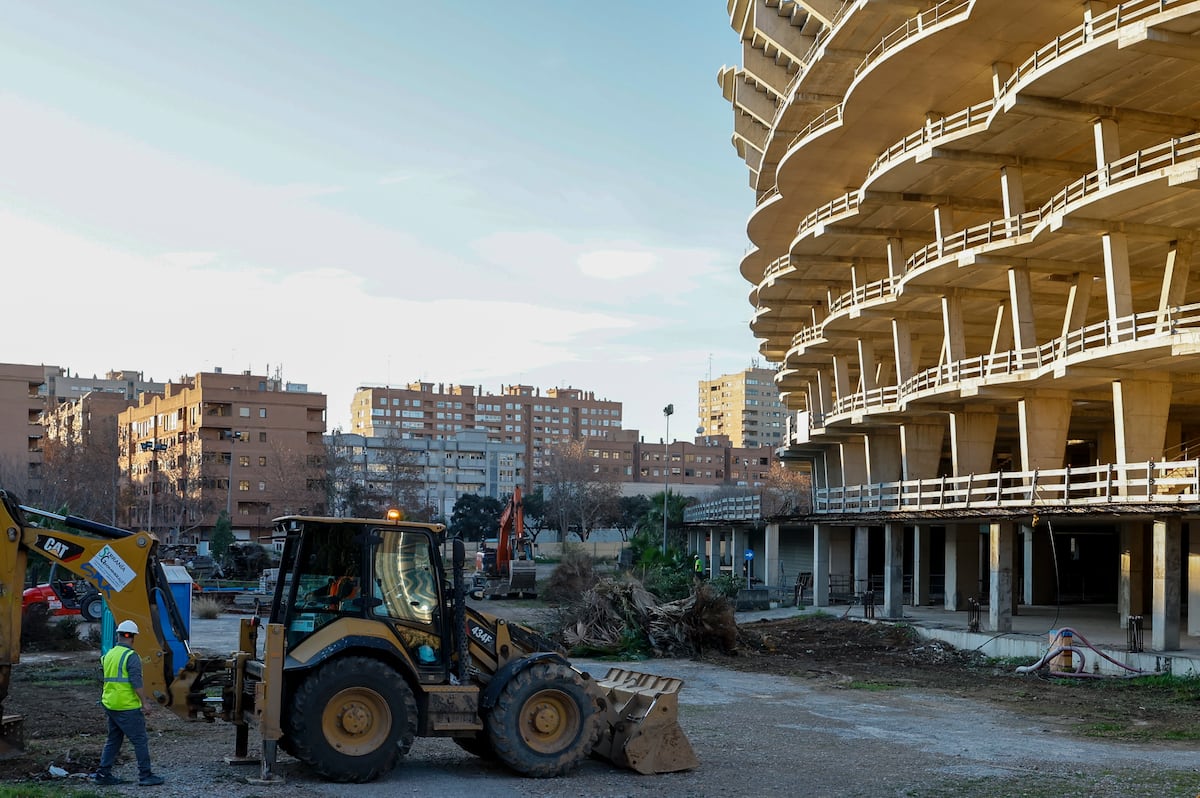 This Friday, Valencia resumes the works on the Nou Mestalla, paralyzed since 2009