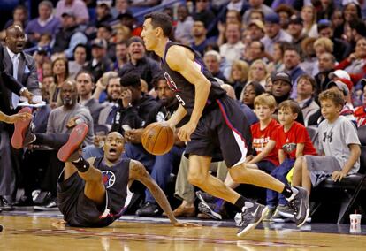 El base Pablo Prigioni en un partido de la NBA hace una semana.