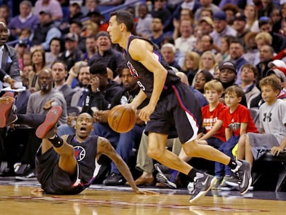 El base Pablo Prigioni en un partido de la NBA hace una semana.