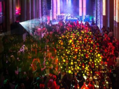 Fiesta de Carnaval de 2016 en el Círculo de Bellas Artes.