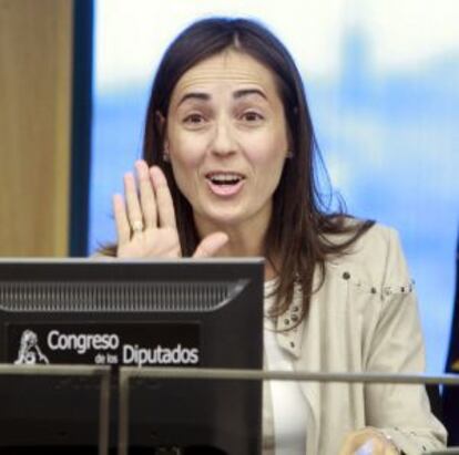La directora de Tráfico, María Seguí, ayer en el Congreso.