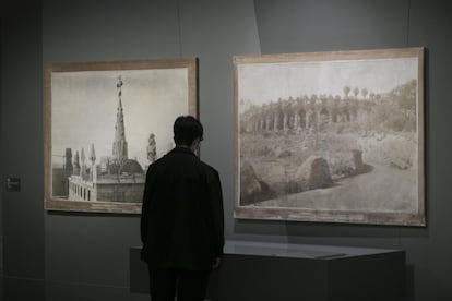 Algunas de las fotografías que se usaron en 1910 para exponer el trabajo de Gaudí en París y que desde entonces no se habían vuelto a ver.