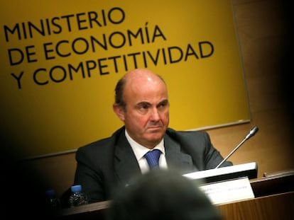 Luis de Guindos, ministro de Econom&iacute;a.