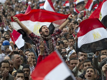 plaza Tahrir de El Cairo en Egipto