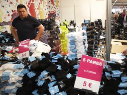 Uno de los puestos de la feria.