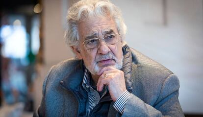 Plácido Domingo, en Valencia en diciembre del año pasado.