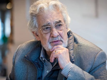 Plácido Domingo, en Valencia en diciembre del año pasado.