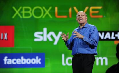 Steve Ballmer, en la presentación de Microsoft en el CES.