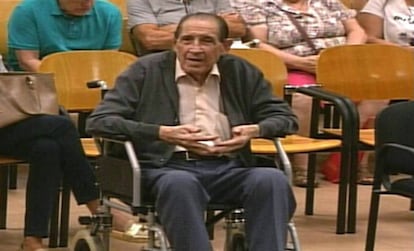 Doctor Vela during his trial for a stolen baby case dating back to 1969.