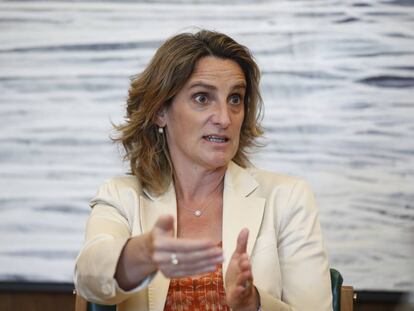 Teresa Ribera, ministra para la Transición Ecológica y vicepresidenta cuarta del Gobierno PABLO MONGE