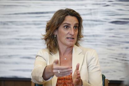 Teresa Ribera, ministra para la Transición Ecológica y vicepresidenta cuarta del Gobierno PABLO MONGE