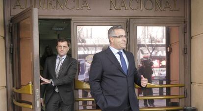 El empresario &Aacute;ngel de Cabo sale de la Audiencia Nacional en febrero. 