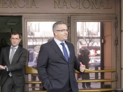 El empresario &Aacute;ngel de Cabo sale de la Audiencia Nacional en febrero. 