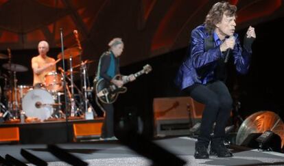 Actuación de los Stones el mes pasado en EE UU.