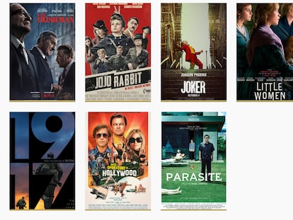 Cartazes originais dos nove indicados ao Oscar 2020 Melhor Filme.
