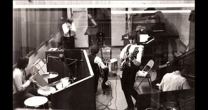 Los Rolling Stones, tocando en los estudios Chess.