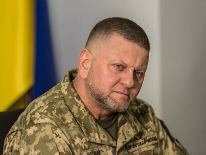 El general Valeri Zaluzhni, comandante en jefe de las Fuerzas Armadas Ucranias, en Kiev el pasado junio.