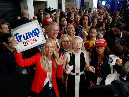 Asistentes a la CPAC 2023, en National Harbor (Maryland), el 2 de marzo de 2023.