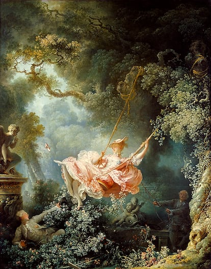 El cuadro de Jean-Honoré Fragonard 'Las casualidades felices del columpio' explora la vertiente lujuriosa de este aparato.