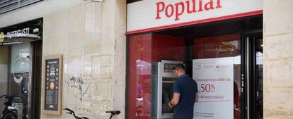 Oficina del Banco Popular en in Vilanova i la Geltru.