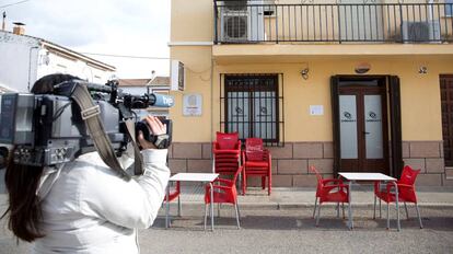 Vista del bar de Bobadilla (Antequera) donde estuvo la soldado supuesta víctima de una violación.