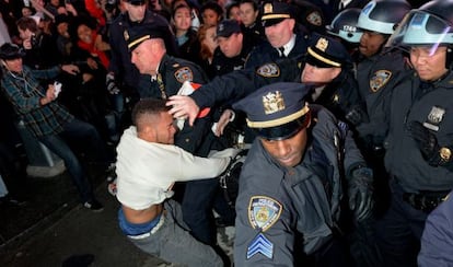 Protestas por el caso Brown en Nueva York