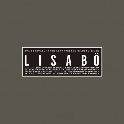 Portada del último disco de Lisabö.