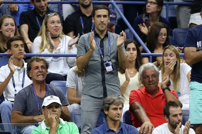 Raúl, en el US Open.