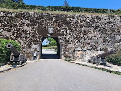 Cañones rusos en O Castro de Vigo.