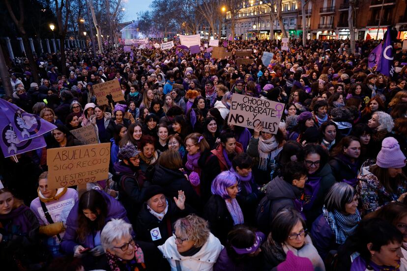 8M en España: las manifestaciones del Día de la Mujer, en imágenes ...