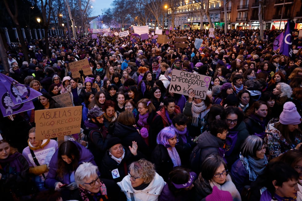 8M en España: las manifestaciones del Día de la Mujer, en imágenes ...