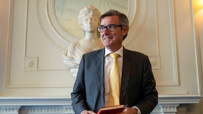 El presidente de la Comisión Nacional del Mercado de Valores (CNMV), Carlos San Basilio.
