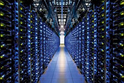 Centros de datos de la compañía tecnológica Google situados cerca de Atlanta (EE UU).