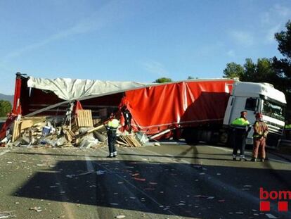 El cami&oacute; accidentat.