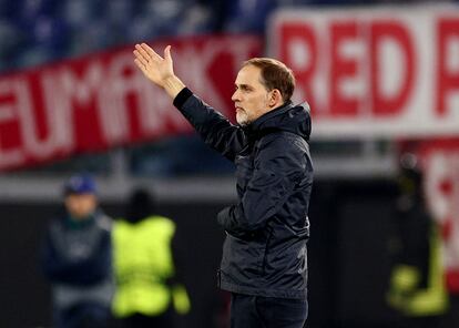 Thomas Tuchel, el pasado 14 de febrero en el partido de Champions entre la Lazio y el Bayern.