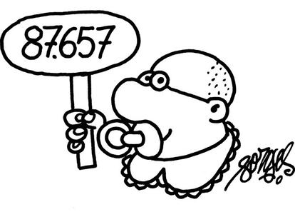 El sorteo de El Ni?o, visto por Forges