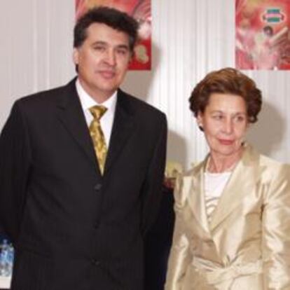 Juan Miguel Martínez Gabaldón junto a María Teresa Rodríguez