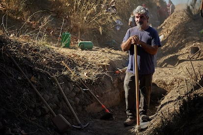 José María Martin Civantos, arqueólogo director del proyecto de recuperación de la antigua acequia de Aynadamar, en Granada. 